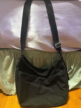 Beis Black Carryall Crossbody